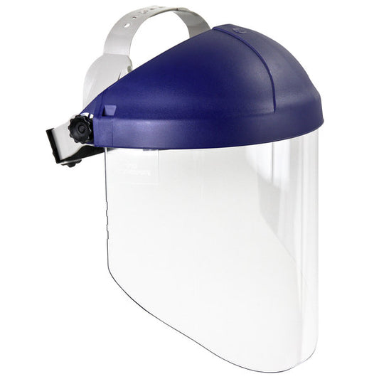 3M 82783-00000  Thermoplastic Ratchet Headgear with Clear Polycarbonate Faceshield
