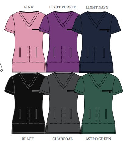 Women's V-Neck Scrub Top
