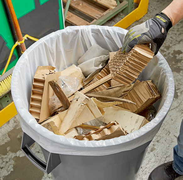 Industrial HDPE & LDPE Clear Trash Liners / Trash Bags