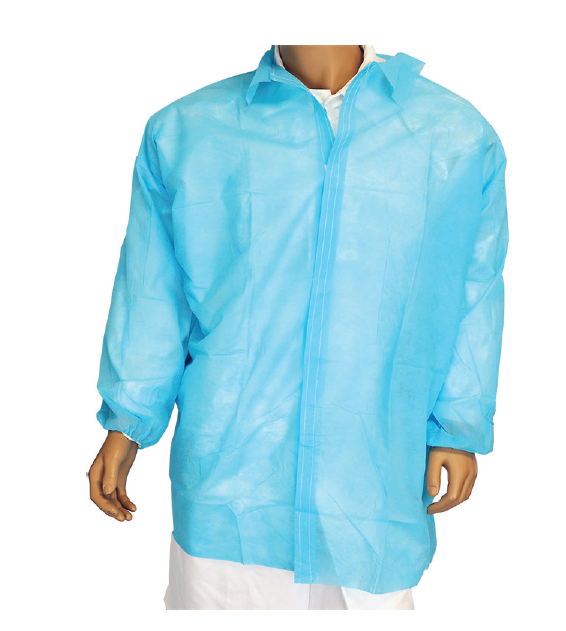 Half Lab Coat with Velcro Closures