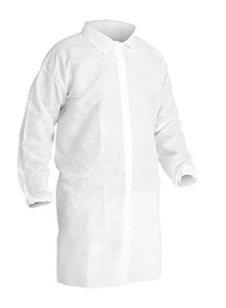Lab Coat with Velcro Closures
