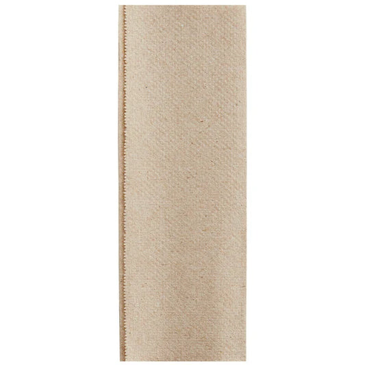 Pacific Blue Basic Recycled Brown 1-Ply M-Fold Paper Towel - 4000/Case