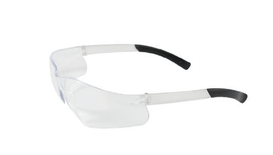 Safety Glasses with Clear Temples